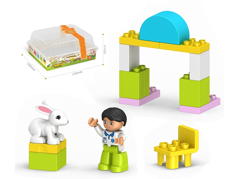 Large Particle Building Blocks - Creative Small Scene 16PCS