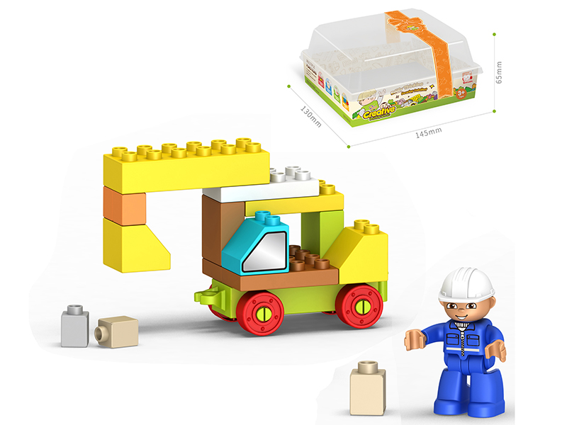 Large Particle Building Blocks - Creative Small Scene 21PCS