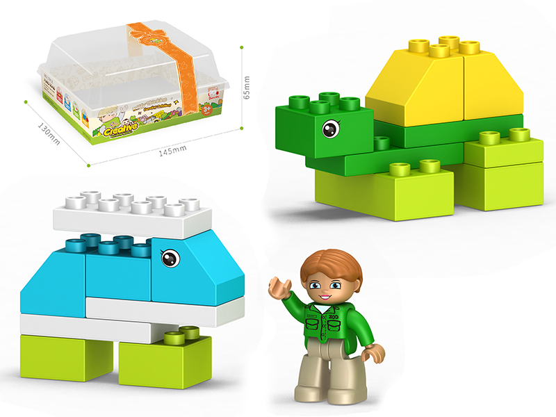 Large Particle Building Blocks - Creative Small Scene 17PCS