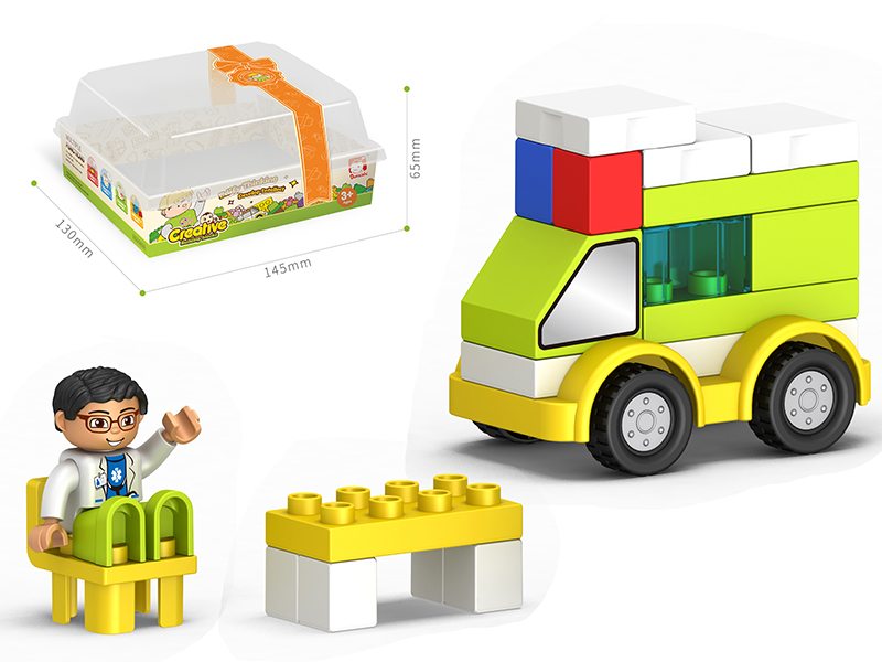 Large Particle Building Blocks - Creative Small Scene 22PCS