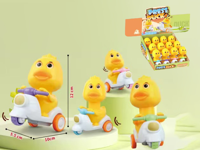 Press Duck Motorcycles 12pcs