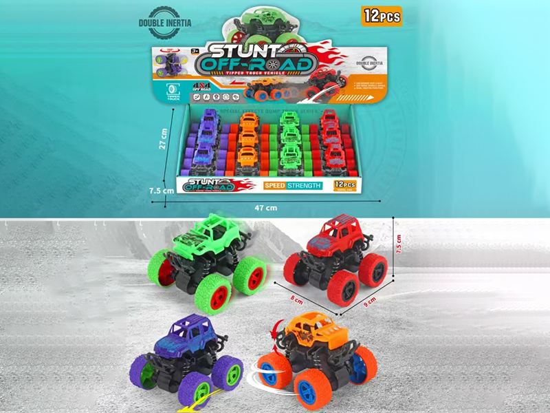 Friction Off-Road Vehicles 12pcs