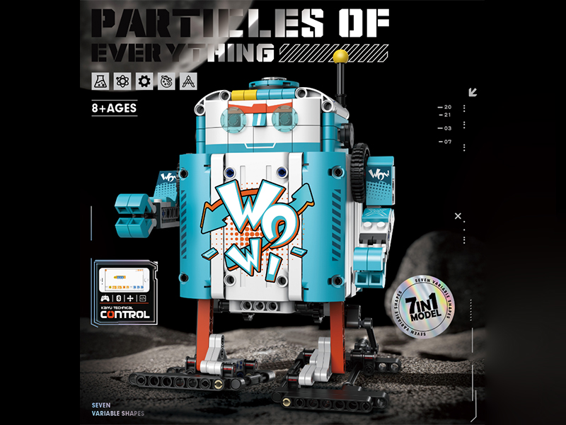 Remote Control 7 In 1 Model Robot Building Blocks 522+pcs