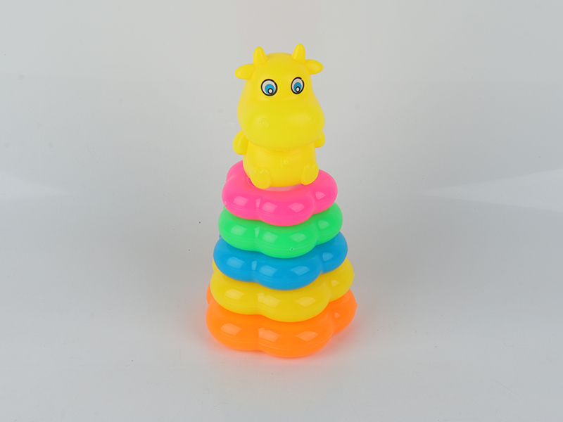 Large Five-Layer Cattle Stacking Rings Toy