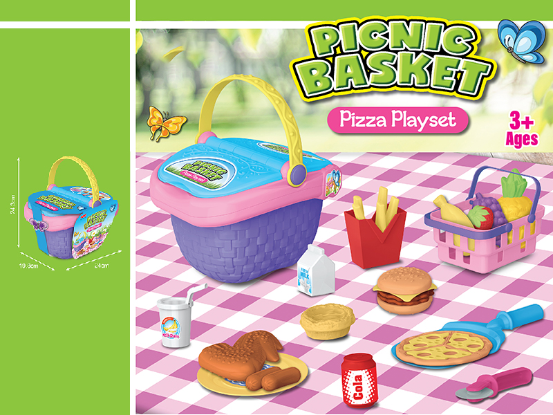 Picnic Basket Pizza Play Set