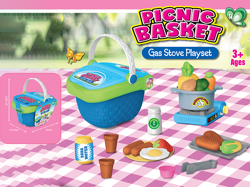 Picnic Basket Gas Stove Play Set