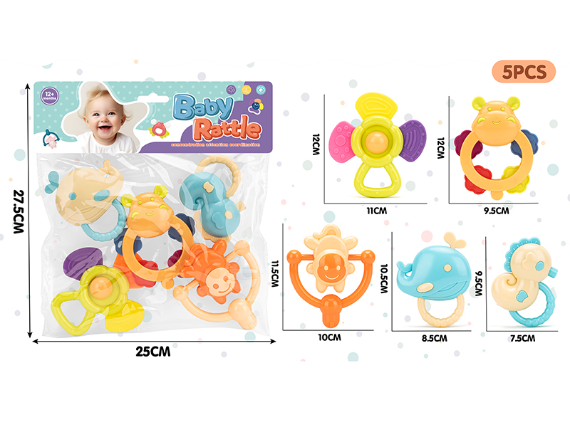 5pcs Baby Rattles