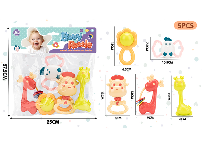 5pcs Baby Rattles