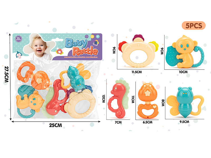 5pcs Baby Rattles