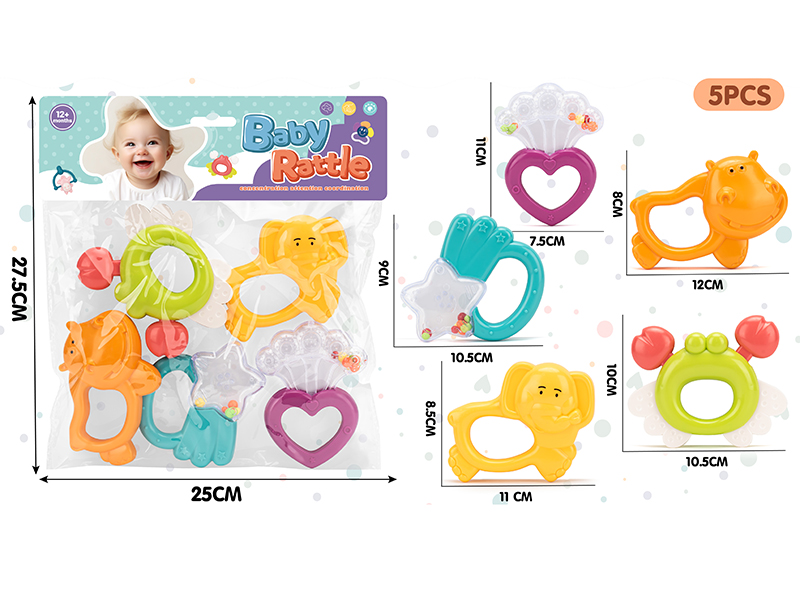 5pcs Baby Rattles