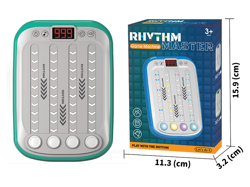Rhythm Master Game Machine With Light And Music(Green)