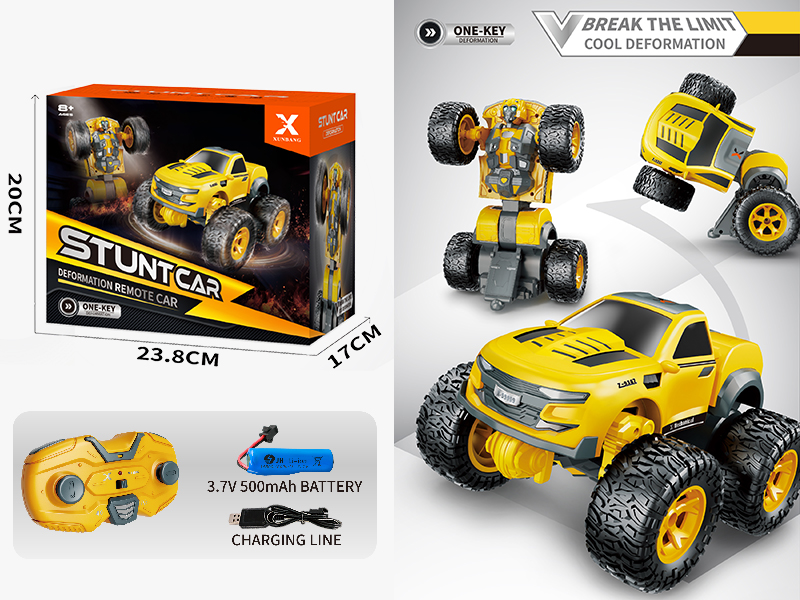 1:20 Remote Control Transformation Stunt Car(8-Channel)2.4G