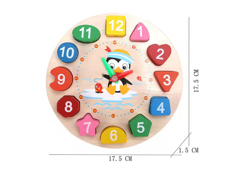 Wooden Beaded Digital Clock