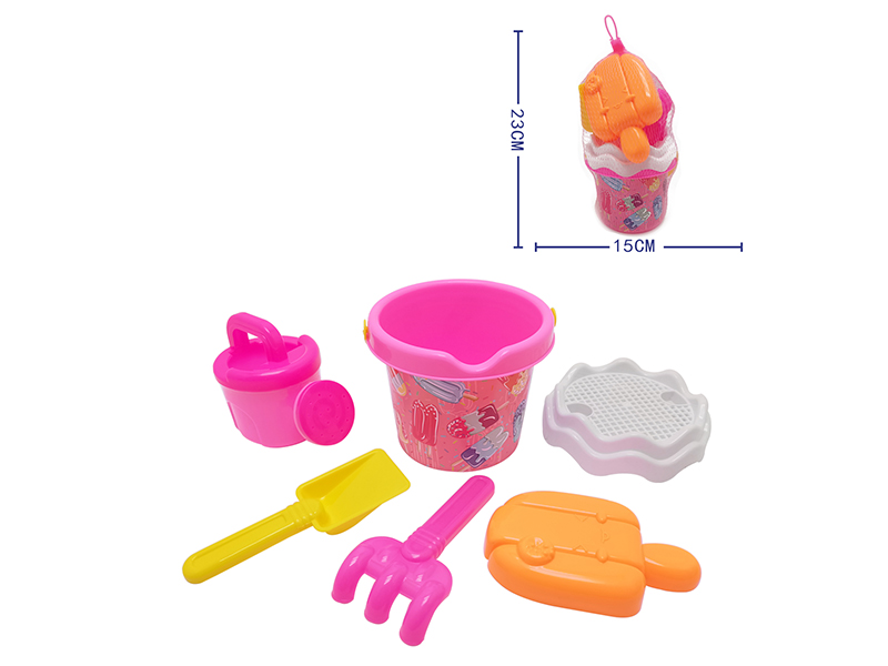 Sand Bucket Set 6pcs