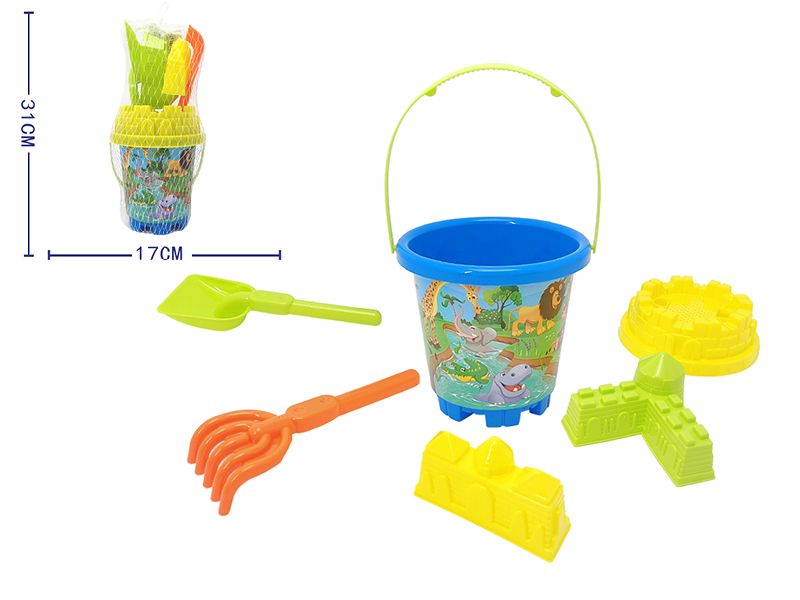 Sand Bucket Set 6pcs