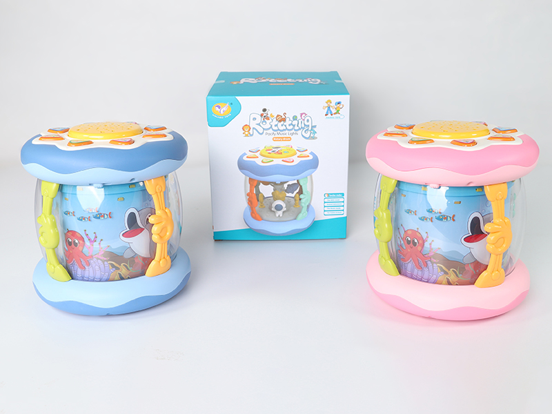 Ocean Projection Musical Drum(Blue/Pink 2 Colors Mixed)