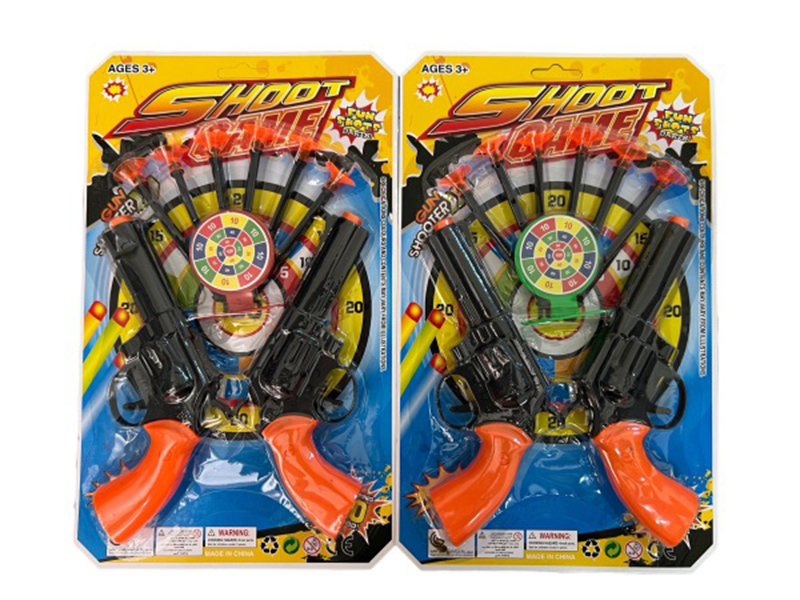 Double Revolver Needle Guns Set