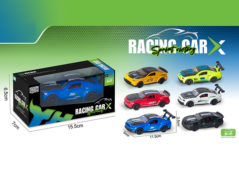 Pull Back Alloy Racing Car