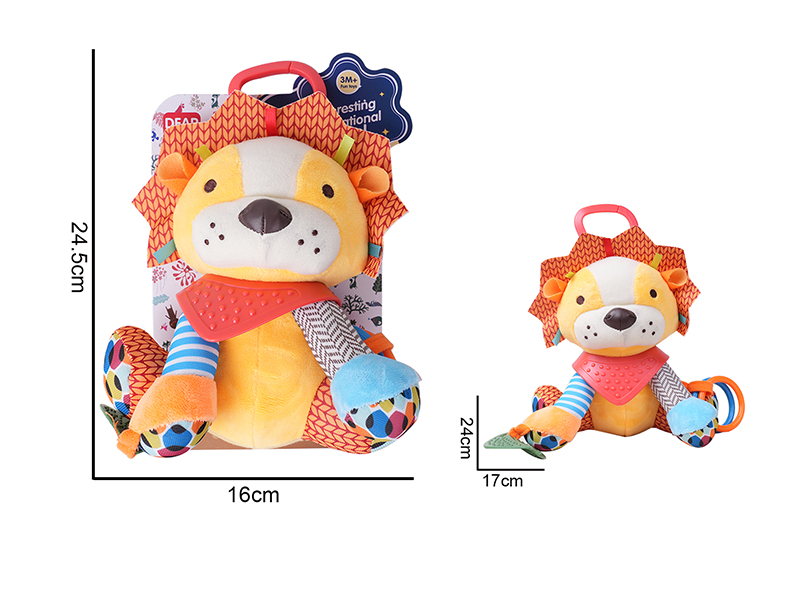 Plush Lion Baby Stroller&Bed Hanging Toys