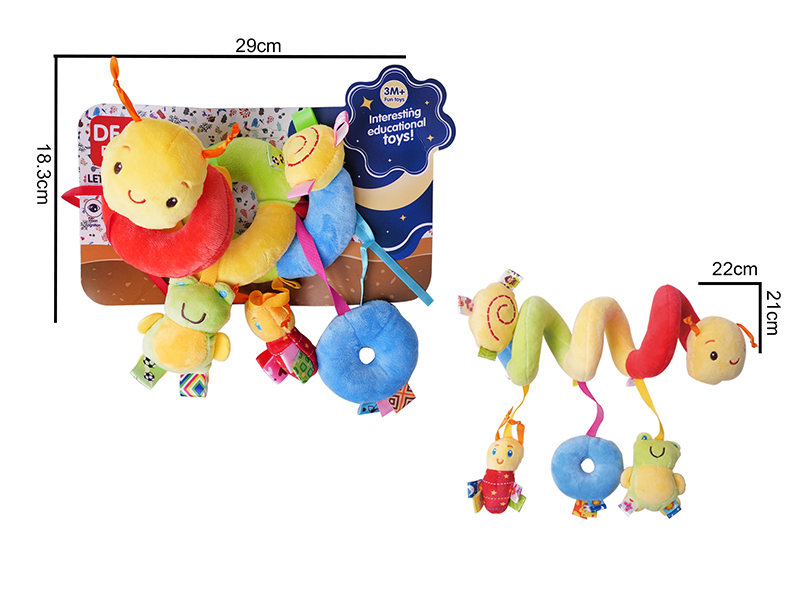 Baby Crib & Stroller Baby Activity Spiral Plush Toy