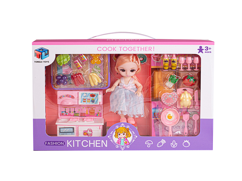 Doll Fashion Kitchen Set