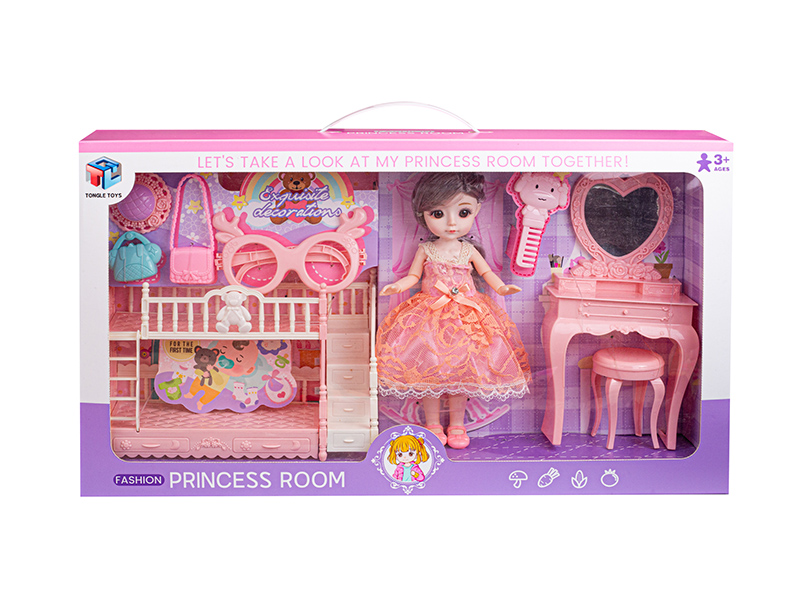 Doll Fashion Princess Room Set