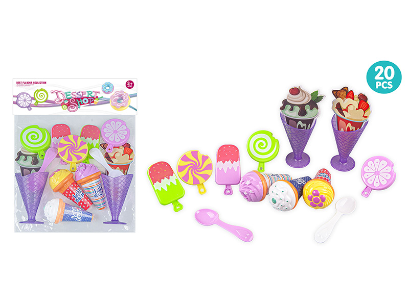 Ice Cream Lollipop Play Set 20pcs
