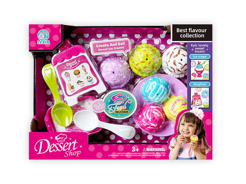 Ice Cream Dessert Shop Play Set