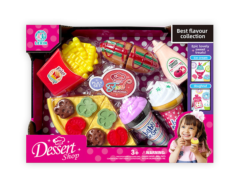 Pizza Delicious Food Set