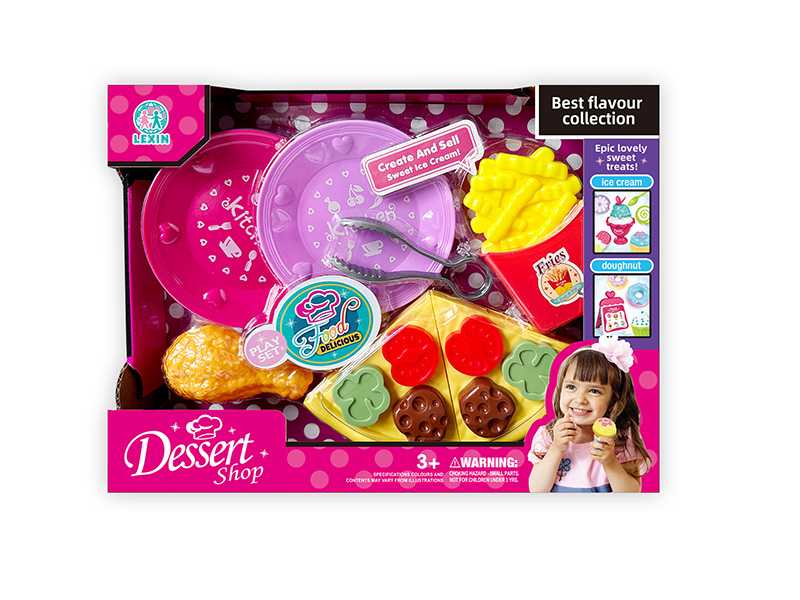 Pizza Delicious Food Set