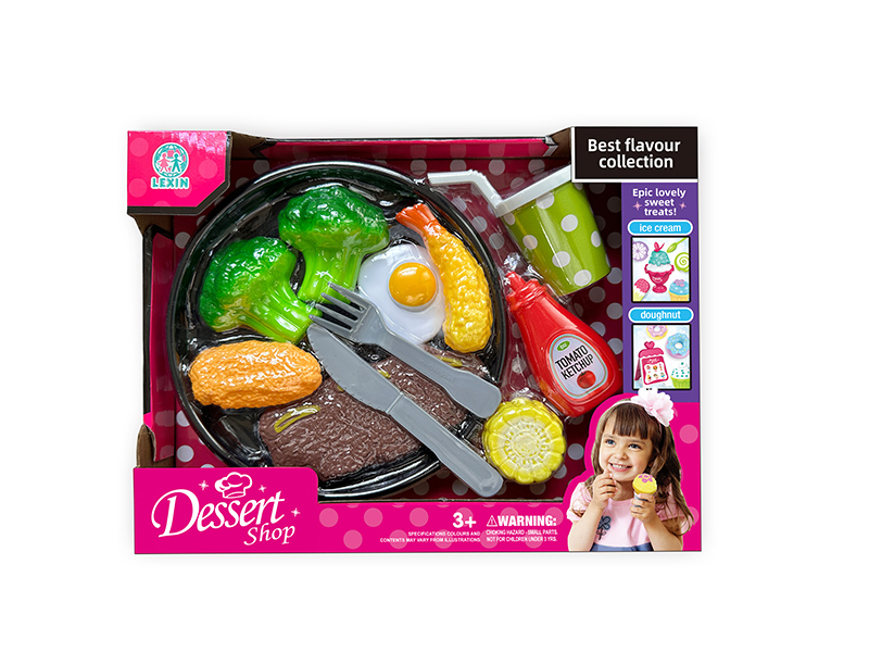 Steak Western Food Play Set