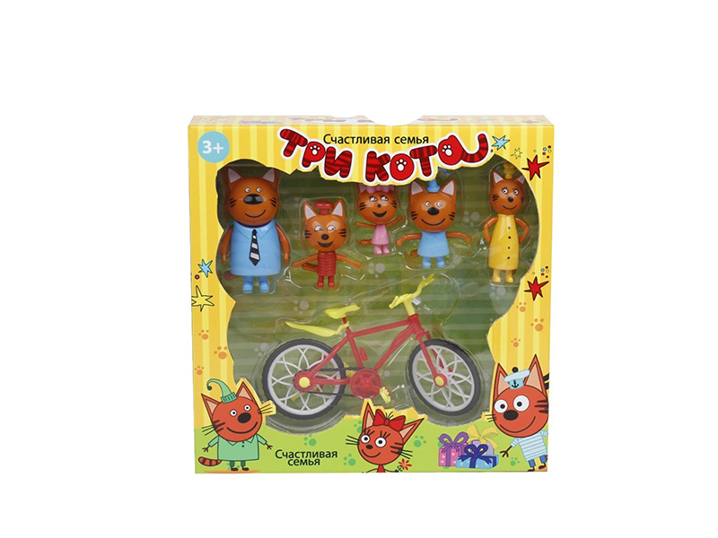 Kid-E-Cats Toys(5 Cats + Bicycle)