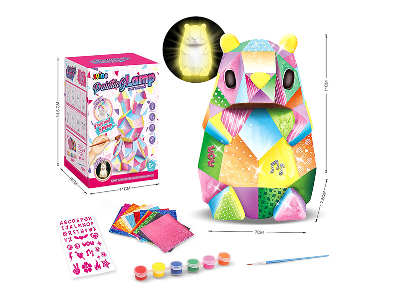 Children's DIY Painting Creative Nightlight Toy - Bear