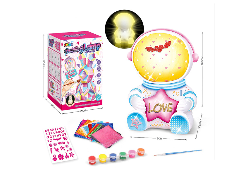 Children's DIY Painting Creative Nightlight Toy - Spaceman