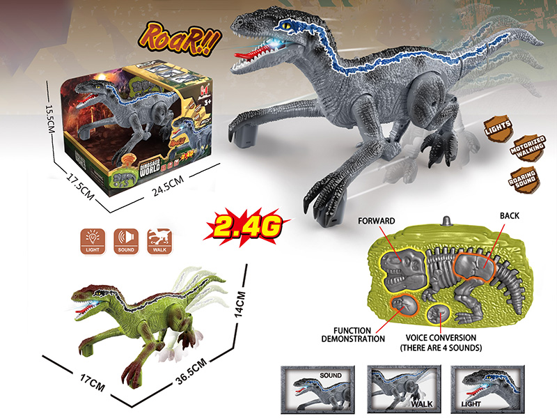 2.4G Remote Control Velociraptor
