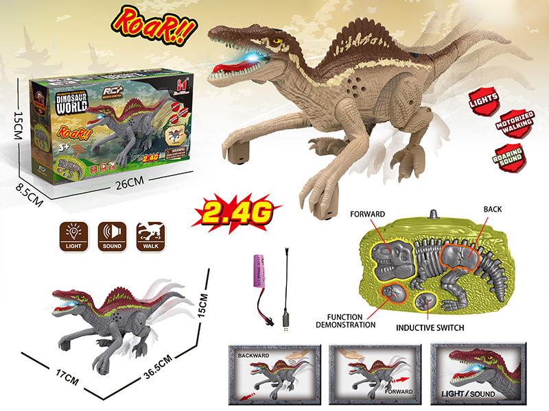 2.4G Remote Control Spinosaurus With Induction Function