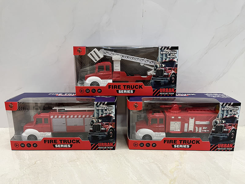 Pull Back Alloy Fire Engine