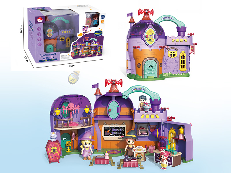 Academy Of Wizards Mini Scene Play House(Music)