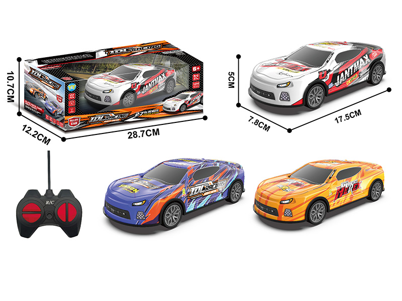 1:24 4-Channel Remote Control Alloy Car With Lights