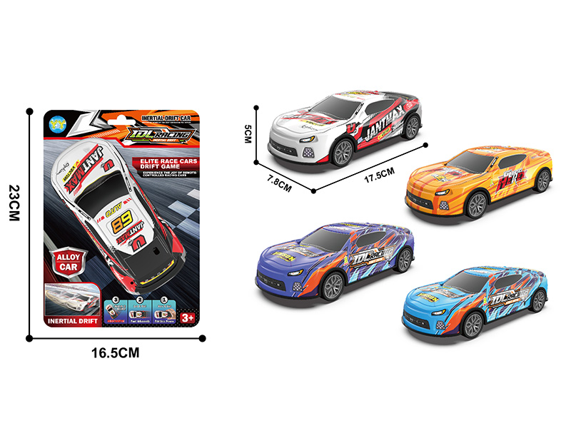 Friction Alloy Drift Racing Car