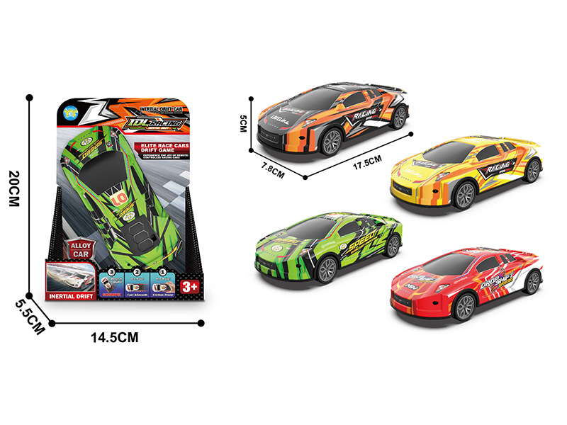 Friction Alloy Drift Racing Car
