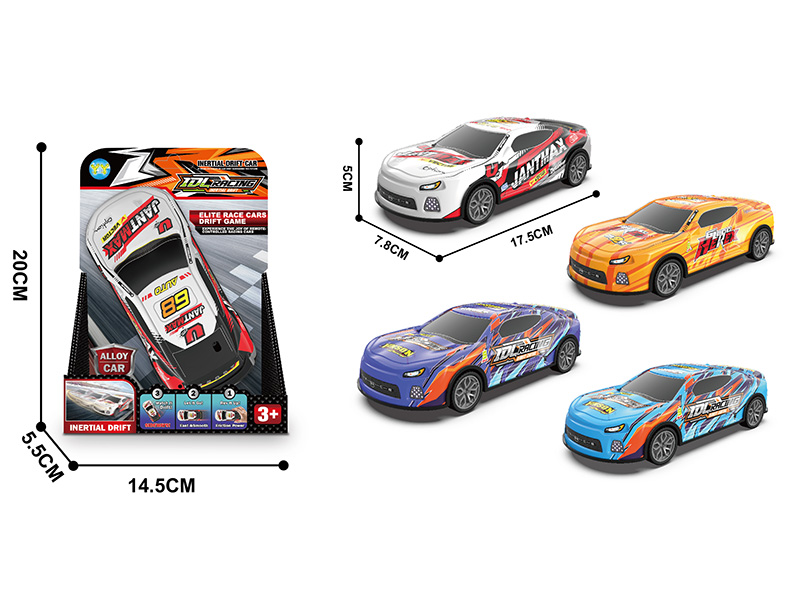 Friction Alloy Drift Racing Car