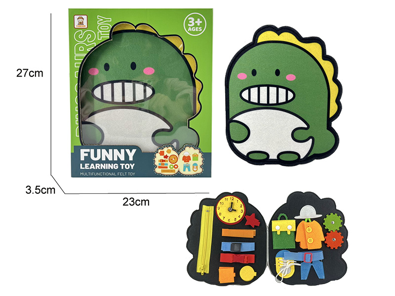 Dinosaur Funny Learning Board Multifunctional Felt Toy