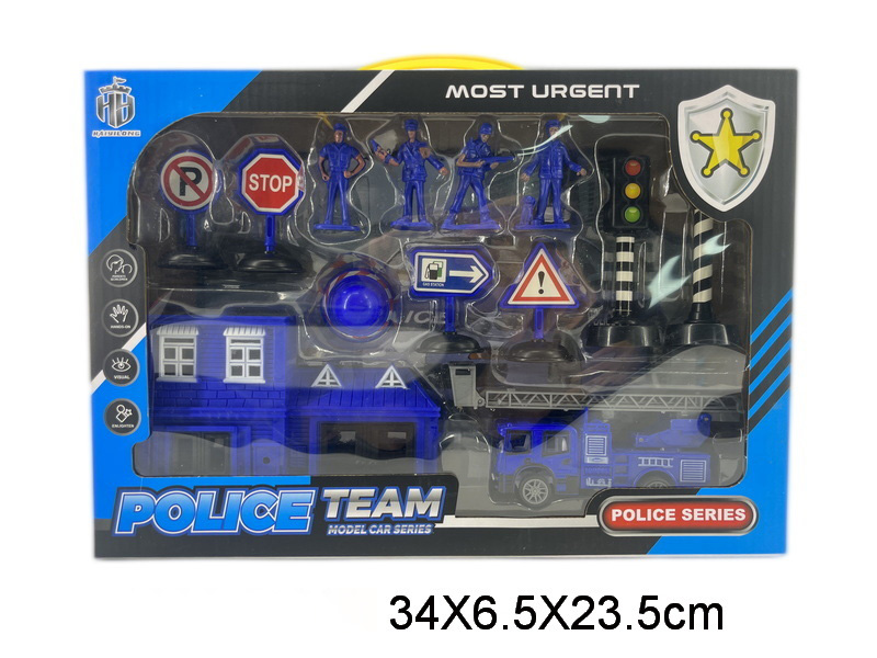 Pull Back Police Cars Set