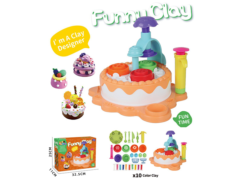 Funny Clay Cake Maker Set