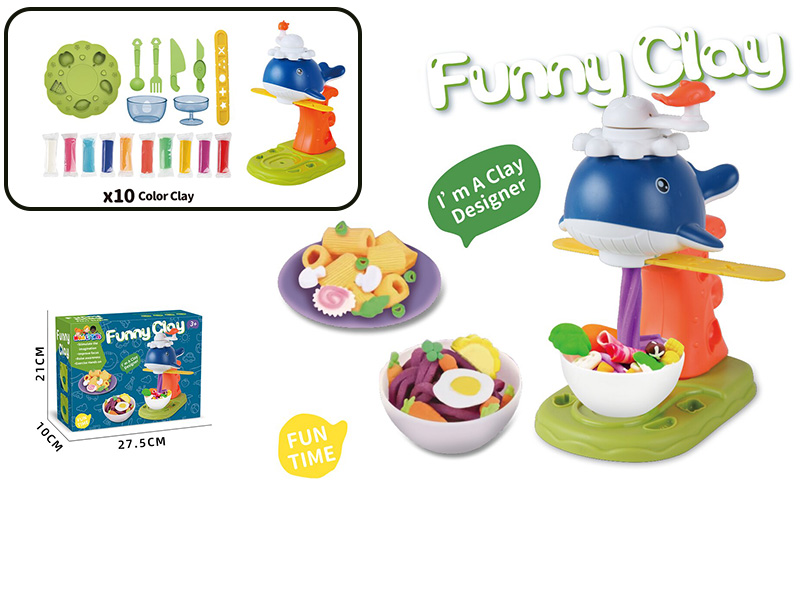 Funny Clay Noodle Machine Set