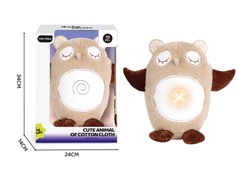 Baby Soothing Plush Doll - Owl
