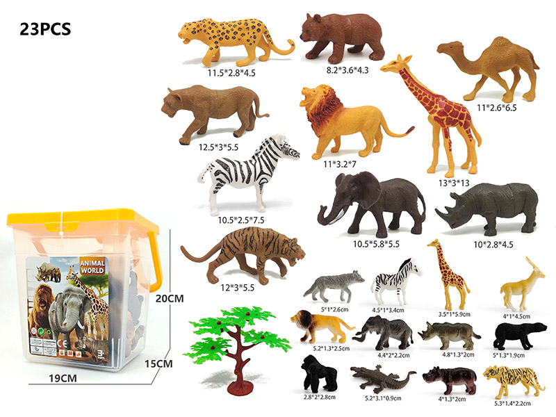 Wild Animals Set 23pcs