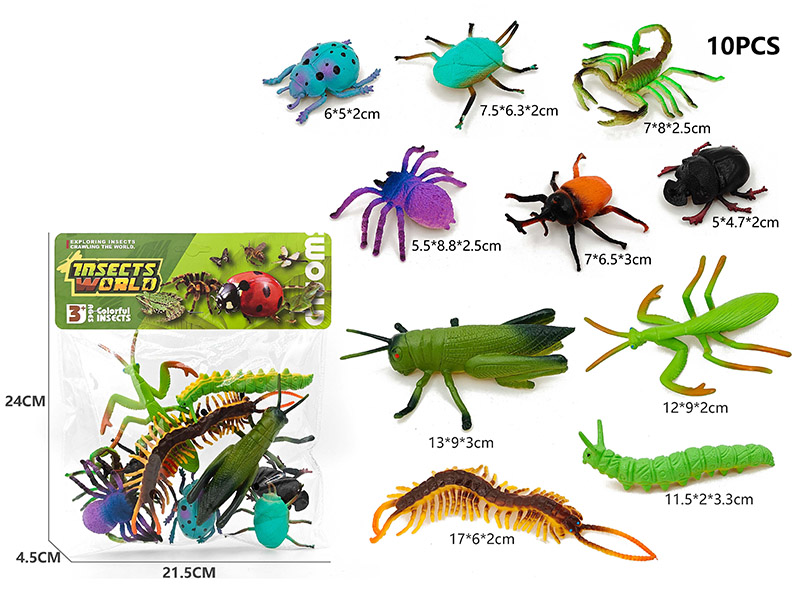 10PCS Insect Model Set