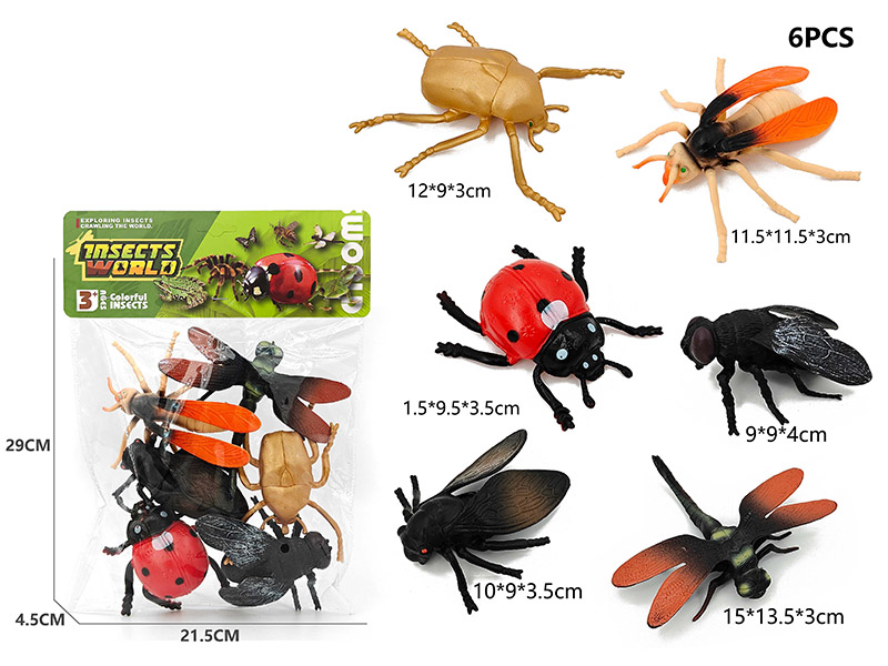 6PCS Insect Model Set